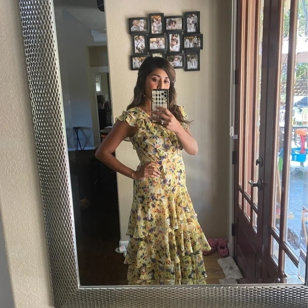 Floral Ruffle Dress - Picture 4 of 5
